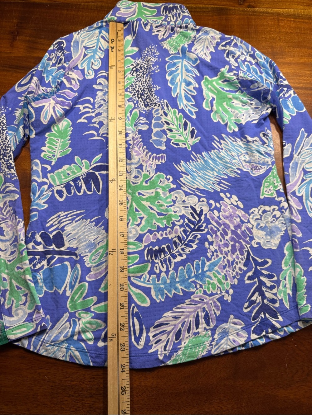 IBKUL NESSA ROYAL BLUE Ladies Long Sleeve Mock Golf Shirt size Small - Picture 5 of 7